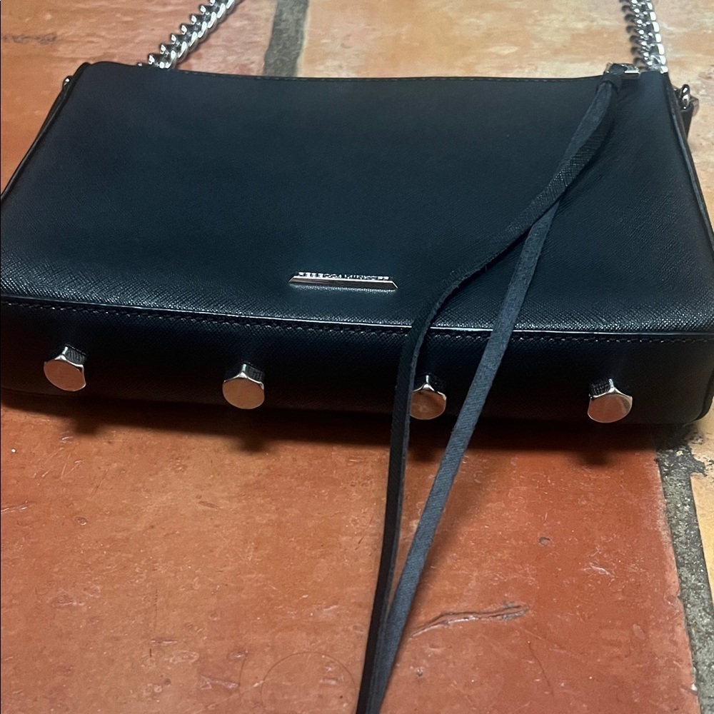 Rebecca Minkoff Black Crossbody Bag with Chain Strap - Picture 2 of 6